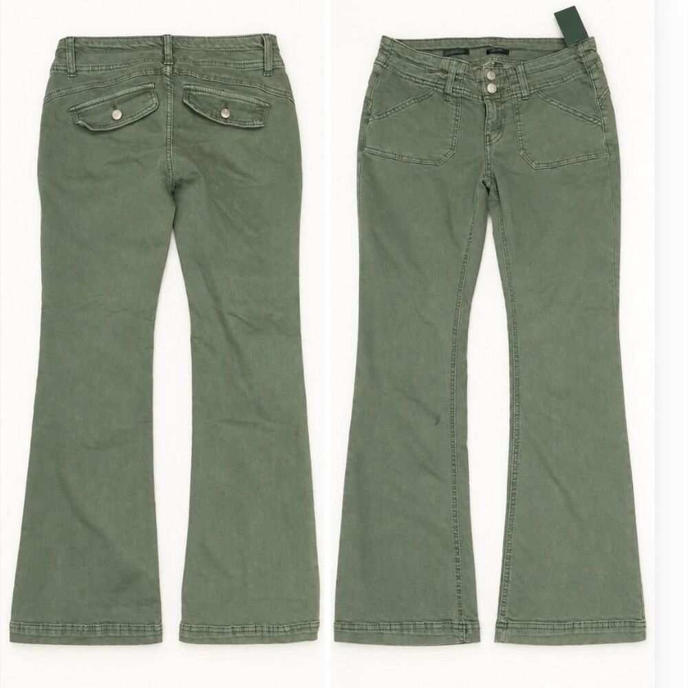 Wild-fable Women's Green and Khaki Jeans